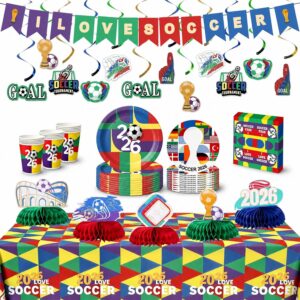 World Soccer Theme Party Supplies S...