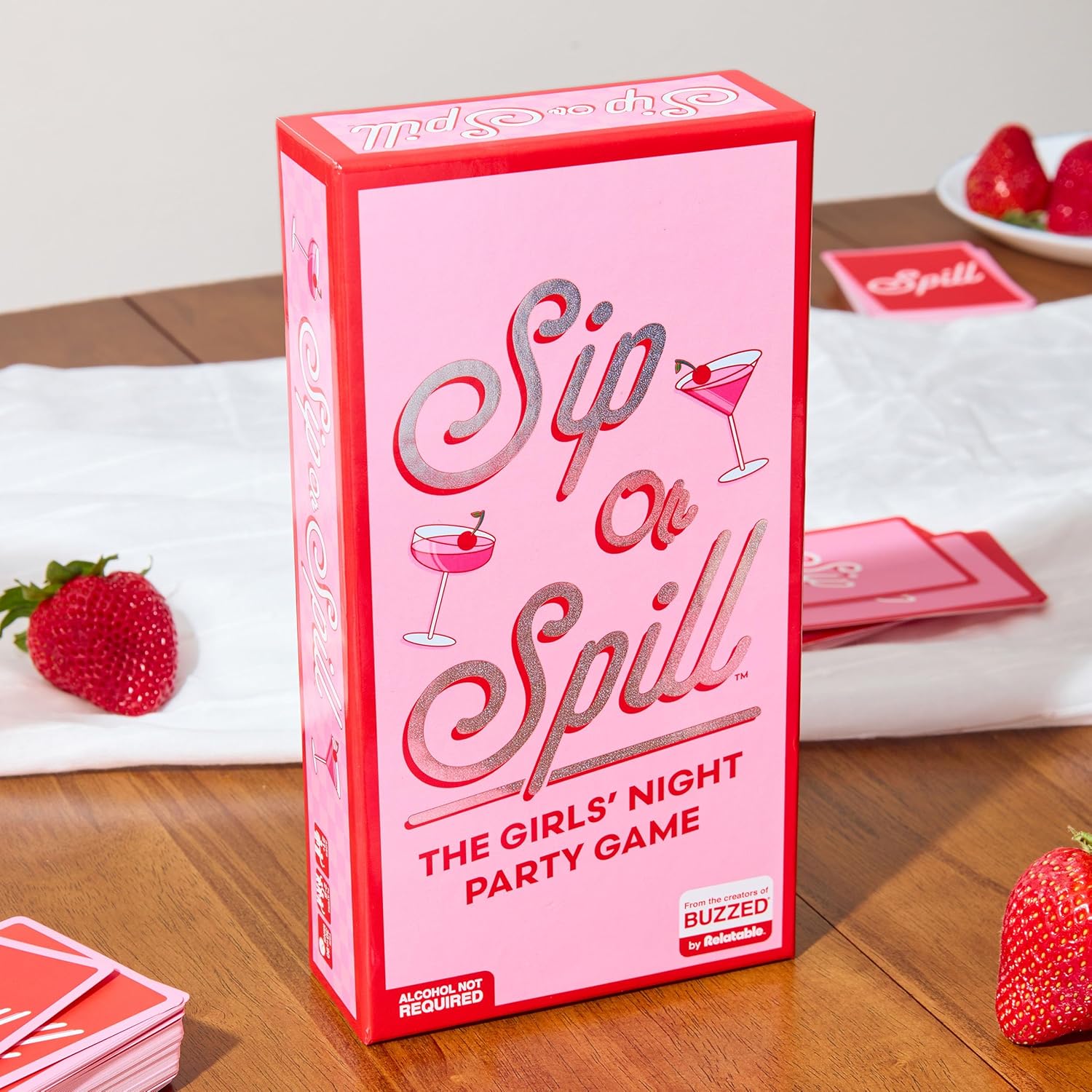 Sip or Spill Party Drinking Game – Fun Summer Drinking Games for Parties, Outdoor & Pool Party Games, Adult Party Game for Groups, Travel-Friendly for Beach & Vacation Fun, Includes 200 Cards - Image 5