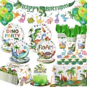 189 Pcs Dinosaur Birthday Party Sup...