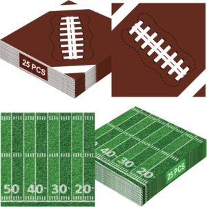 50 PCS Football Party Supplies, 6.5...