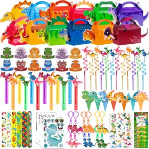 PLOUGVI 320PCS Dinosaur Birthday Pa...