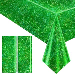 2 pcs Green Holographic Tablecloth ...