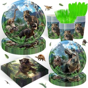 120PCS Dinosaur Party Birthday Supp...