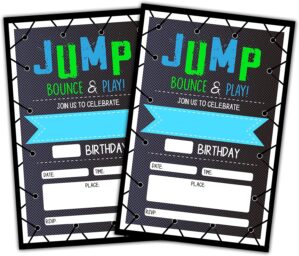 CLIRBE Trampoline Jump Birthday Par...