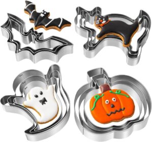Halloween Cookie Cutters (12-Piece)