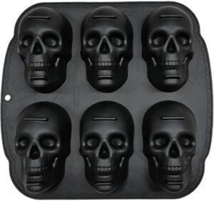 Skull Cake Pan Silicone Mold (6)