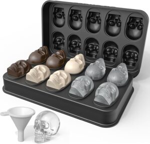 3D Skull Ice Cube Mold