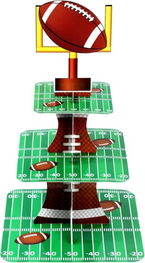 3-Tier Football Concession Cupcake ...