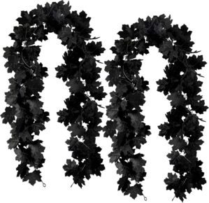Black Maple Leaf Garland (2)