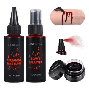 Fake Blood Makeup Kit (3 pc)