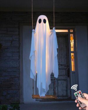 5-Ft Hanging Swing Ghost