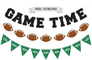 Pre-Strung Game Time Football Banne...