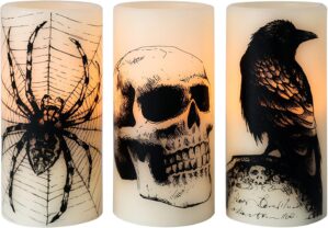 Glowing Skull Candles (Timer)