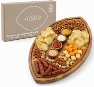 Football Charcuterie Board 16×...