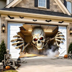 Haunted Garage Door Cover, 16×...