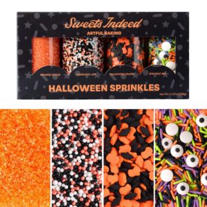 Halloween Sprinkles 4-Pack with Can... - Halloween Party Supplies