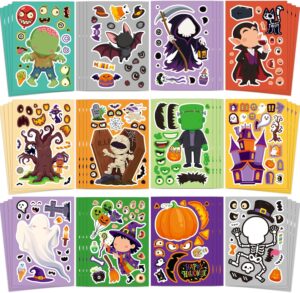 Halloween Sticker Sheets for Kids (... - Party Favors