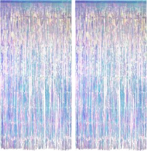 Iridescent Tinsel Streamer Backdrop... - Party Backdrops