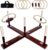 Swooc Games – Rustic Ring Toss Game (All Weather) – Easy Setup & Extra Games Included – Ring Toss Game for Adults – Outdoor Activities for Adults – Yard Toys for Kids – Backyard Fun – Outdoor Party