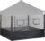 E-Z UP Food Booth Sidewall Kit, Set of 4, Fits 10′ x 10′ Straight Leg Canopy (Canopy/Shelter NOT Included), Includes 2 Roll-Up Serving Windows, Commercial Grade Mesh, Black