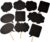 Photo Booth Props Kit,Writable Black Paper Card Board Photographing Props for Wedding Birthday Prom Party Favor(10pcs with Different Shapes)