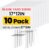 10 Pack Yard Signs with Metal Stakes, Custom Yard 17 x 12 Inches, Corrugated Plastic Board for Sale Sign Outdoor, Rent, Guidepost, Garage Sale Signs, Birthday Party