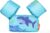 MoKo Swim Arm Band for Kids 20-30-40-50lbs, Toddler Swim Vest Cute Cartoon Swimming Wings Pool Floats Sleeve Children Water Sports Learning Swim Training Equipment, Blue