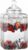 Style Setter Homestead Beverage Dispenser Cold Drink Dispenser w/ 2.5-Gallon Capacity Glass Jug, Leak Proof Acrylic Spigot Great for Parties, Weddings & More