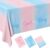 Gatherfun Gender Reveal Party Supplies Disposable Tablecloth Plastic Waterproof Table Cover for Boy or Girl Gender Reveal Party Baby Shower Birthday Decorations, 3 Pack 54X108inch