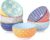 Selamica Ceramic 4 OZ Dipping Bowls Set, 3.5 Inch Mini Bowl for Dipping, Side Dishes, Microwave Dishwasher Safe, Set of 6, Assorted Colors