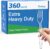 Dealusy 360 Count Extra Heavy Duty Clear Plastic Forks Disposable, BPA-Free, Heat Resistant, Solid and Durable Disposable Forks Bulk, Premium Plastic Forks heavy duty for Party Supply