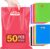 ANZNKU 50 PCS Multicolor Party Favor Gift Bags 8″x11″, Goodie Bag Bulk for Candy Jewelry Treat Snack Craft, Small Reusable Plastic Party Bags with Handles for Kids Birthday, School & Festive Events