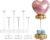 6 Pack Clear Acrylic Balloon Stand Kit, 15.75 Inch Reusable Balloon Sticks Holder With Base Perfect for Tabletop Centerpiece Party Event Decorations (15.75″ 6 Pack)