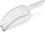 New Star Foodservice Commercial Grade Polycarbonate Plastic Utility Ice Scoop, Clear, 24 oz