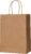 METAPRINT Brown Paper Gift Bags with Handles in Bulk, 100pcs Kraft Paper Bags 8×4.5×10.8 inch, Recyclable Shopping Bags for Retail, Grocery, Party Favors, Wedding