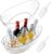 2-Pack Ice Buckets for Parties, 7.5L Clear Acrylic Beverage Tub | Ice Bucket with 2 Scoops,Large Champagne Bucket and Drink Bucket for Wine,Beer,Cocktails and Mimosa Bar Supplies