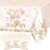 Avezano 3 Pcs Bear Baby Shower Tablecloth We Can Bearly Wait Table Cloths Brown Bear Baby Shower Decorations 108 x 54 Inch