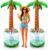 Playbees Inflatable Palm Tree Cooler 60″ – 2 Pack Blow Up Palm Tree Party Cooler, Luau Hawaiian Tropical Beach Theme, Summer Swimming Pool Party Decorations – Outdoor Party Supplies – Kids Adults