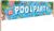 Pool Party Banner, Large Summer Pool Party Decorations Outdoor Sign with Flamingo Float Beach Ball for Fence Patio Garage, 118 x 20 Inch
