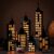 Kolldenn 15 Pcs Hero Party Favor Boxes Skyscraper 3D City Box Skyline Buildings Heroes Candy Goodies Boxes Hero Theme Centerpiece Decorations Birthday Party Supplies(Warm)