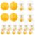 Demissle 20 Pcs Sunflower Soap Here Comes the Son Baby Shower Favors Mini Sun Soap Party Favors Handmade Gifts with Thank You Card for Guest Wedding Baby Shower Birthday Party (Yellow)