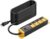 CCCEI 12 Gauge Outdoor Long Extension Cord with Multiple Outlets, 20 Amp Individual Switches Heavy Duty Surge Protector Power Strip, Garage Wall Mount Outlet Extender. 75 FT, Yellow.