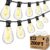 Tenmiro 200FT Outdoor String Lights, Ultra Long LED Patio Lights with Shatterproof High Brightness S11 Edison Bulbs, Outside Hanging Light Waterproof for Backyard Deck Porch Party Decor 2700K