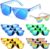 Party Favor Sunglasses for Kids – Boys Sunglasses Age 3-8 with UV 400 Protection, Neon Glasses for kids Birthday Parties, Valentines Easter, Summer Beach Pool Party Goodie Bags Stuffers – 12 Packs