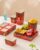 Baffect Movie Night Snack Trays 100pcs Include 20 Movie Night Trays, 20 Popcorn Boxes, 20 Salad Bowls, 20 Nacho Bowls, 20 Movie Party Invitations, Outdoor Movie Night Supplies For Nacho Bar