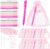 Chuangdi 50 Set Baby Shower Pens Favors for Guests It’s a Boy Girl Ballpoint Pens Thank You Cards with Organza Bags Gender Reveal Party Favors for Adult Prizes Souvenirs(Pink,It’s a girl)
