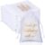 Riakrum 100 Pcs Sheer Organza Bags Wedding Favor Mesh Drawstring Bags Thank You Gift Bag for Guests Candy Candy Gift Bag for Wedding Favors, Bridal Shower, Anniversary, Birthday(4 x 6 Inch,White)