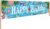 Pool Birthday Party Decorations, Extra Large Size Happy Birthday Pool Party Banner, Pool Party Decorations for Birthday, Pool Party Banner for Pool Party Supplies, 118 x 20 inch