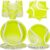 durony 96 Pieces Tennis Party Supplies Tableware Set Include Tennis Paper Plates Napkins and Cups Ball Game Dessert Plates for Sports Party Decorations, Serve 24 Guests
