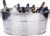 BREKX Aspen Heavy-Duty Oval Stainless Steel Drink Cooler for Parties – Metal Large Ice Bucket for Drinks, 25-Quart (30-Bottle) Large Cooler Ice Container for Parties